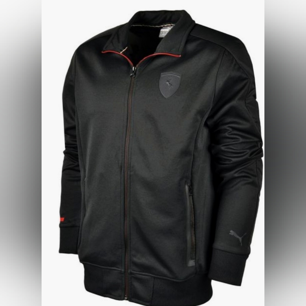 Puma × Ferrari Men's Black Track Jacket BNWT!